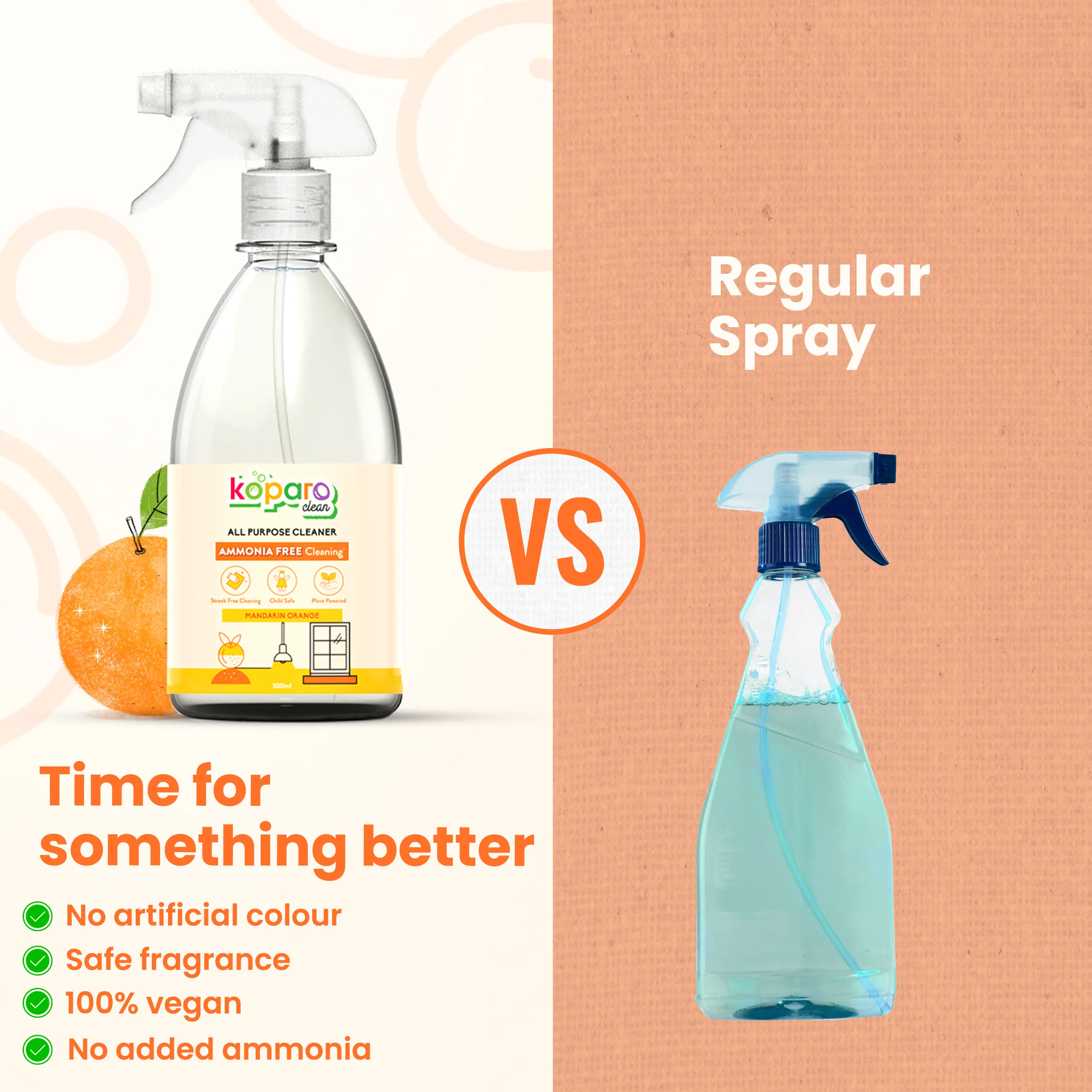 All-Purpose Natural Surface Cleaner – Orange | - Image 3