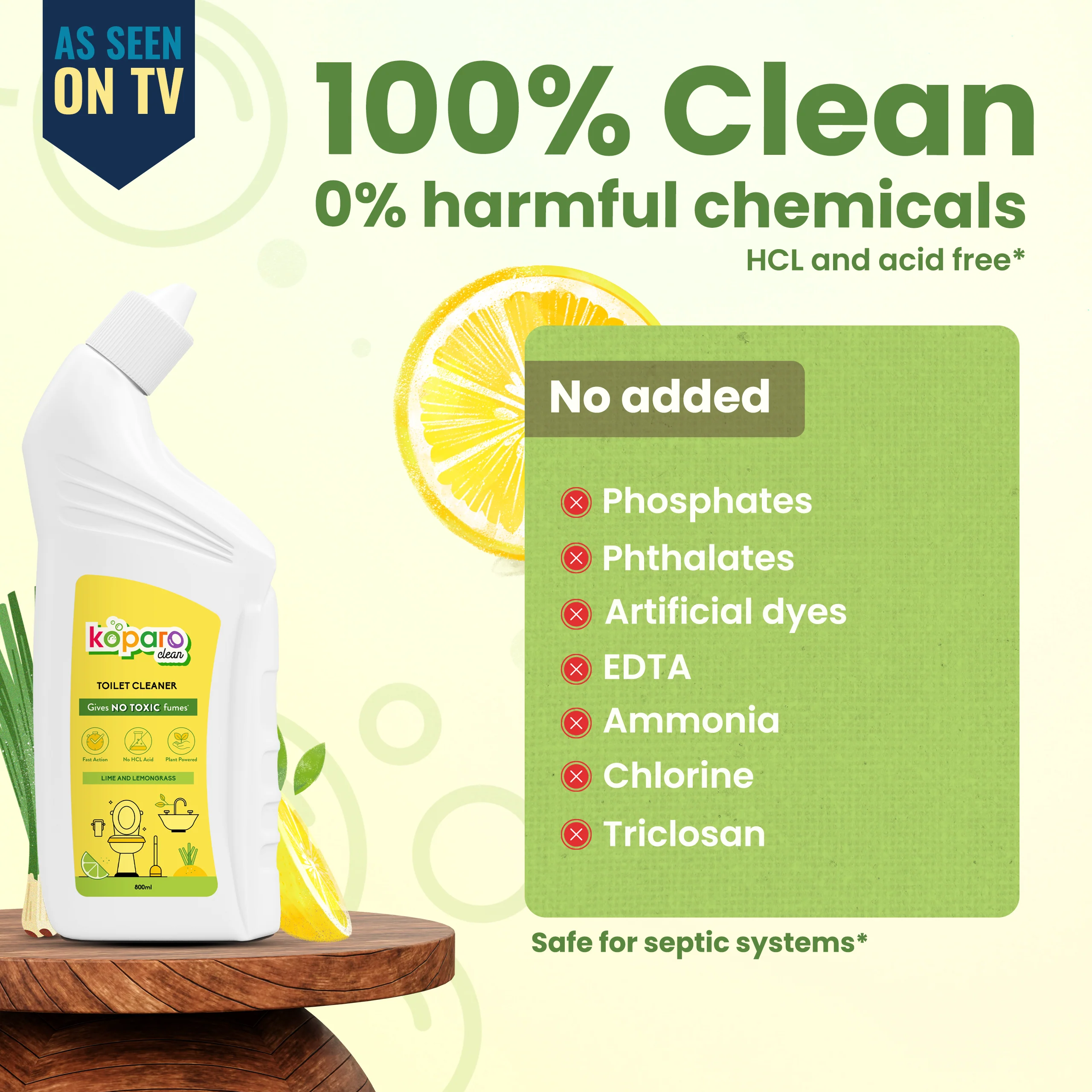 Bathroom Kit - Floor Cleaner - 1L, Toilet Cleaner 800ml, Hand Wash - 500ml - Image 10
