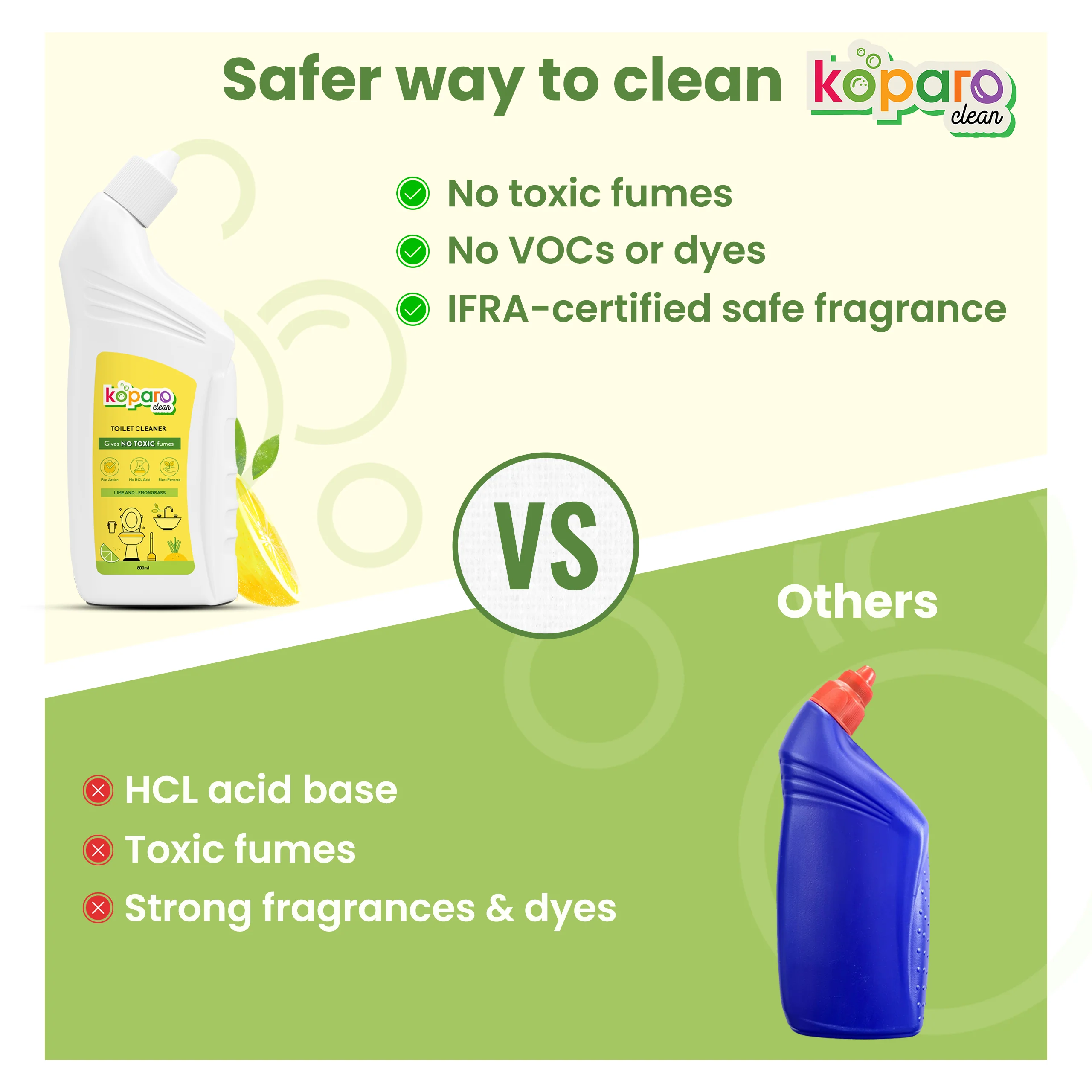 Bathroom Kit - Floor Cleaner - 1L, Toilet Cleaner 800ml, Hand Wash - 500ml - Image 8