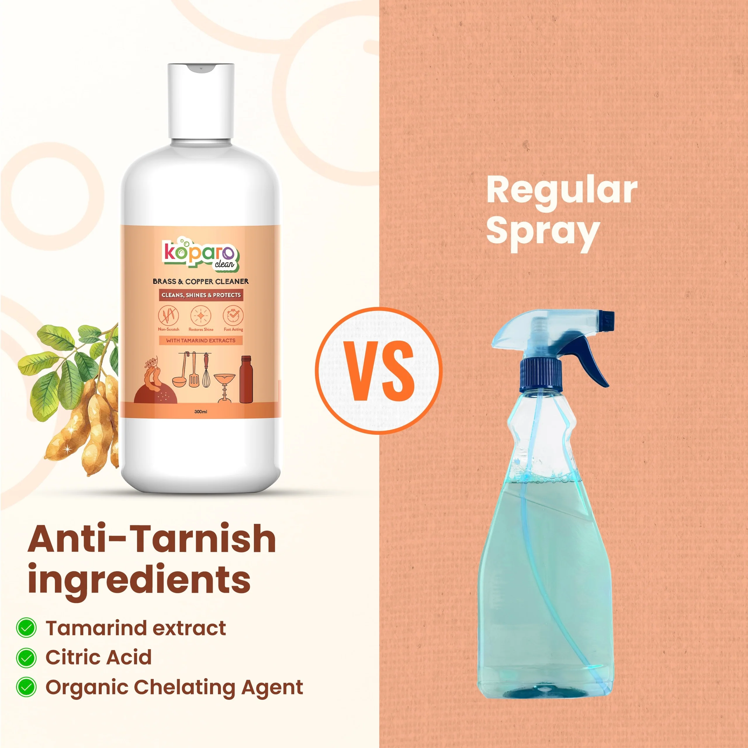 Brass & Copper Cleaner – Tarnish Remover & Metal Polish for Brass and Pital Items - Image 3