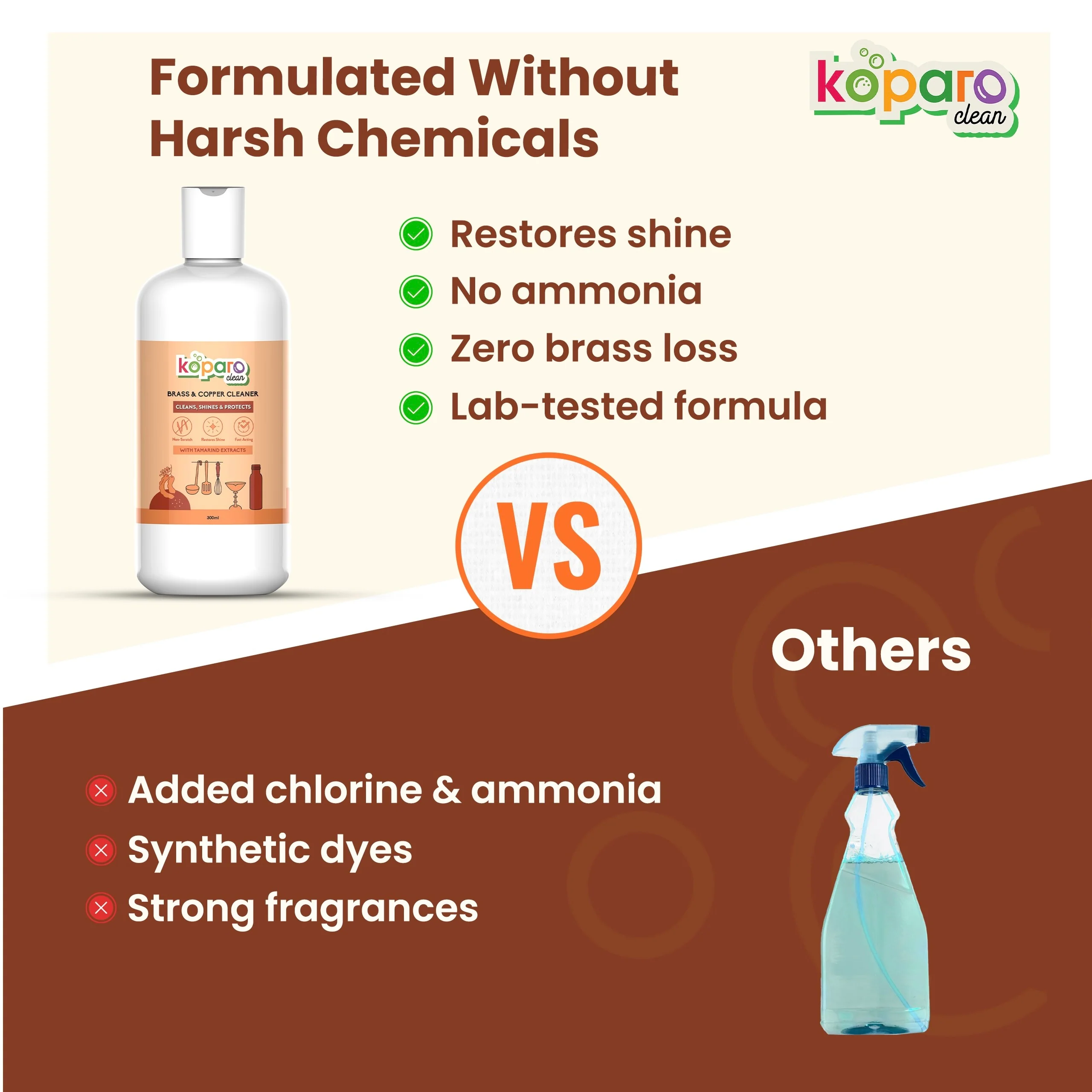 Brass & Copper Cleaner – Tarnish Remover & Metal Polish for Brass and Pital Items - Image 5