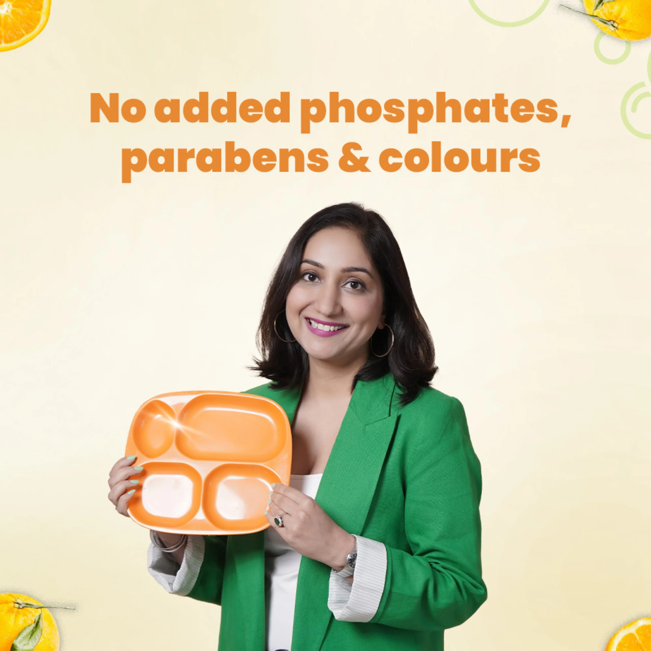 Natural Dishwashing Liquid - Orange & Sweet Lime - Image 4