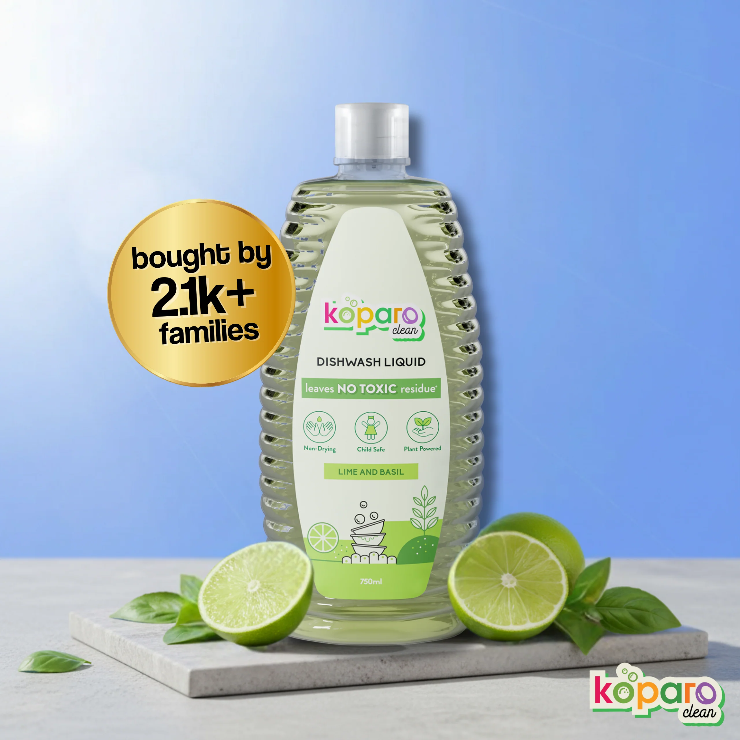 Natural Dishwashing Liquid - Lime - Image 12