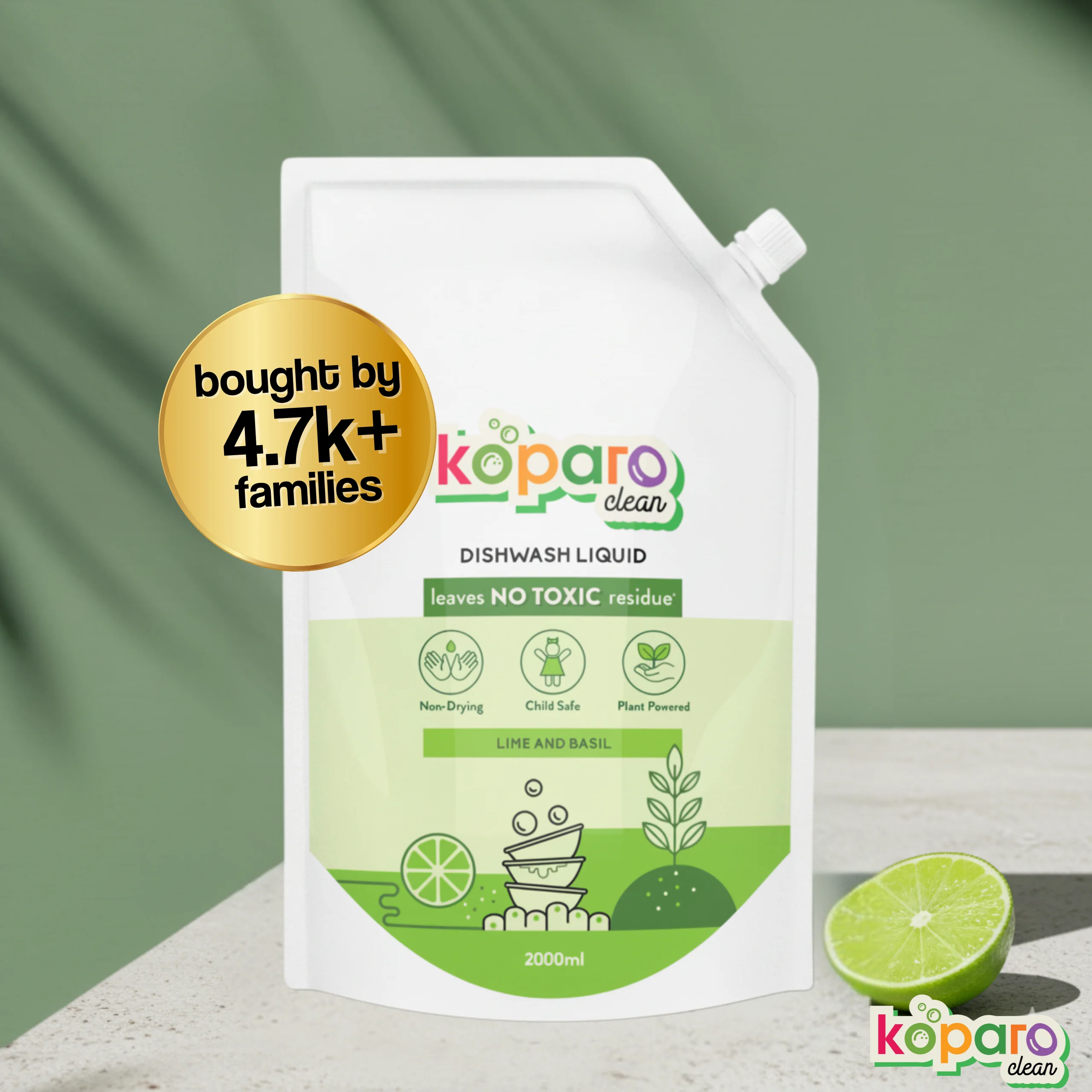 Natural Dishwashing Liquid – Lime - Image 11
