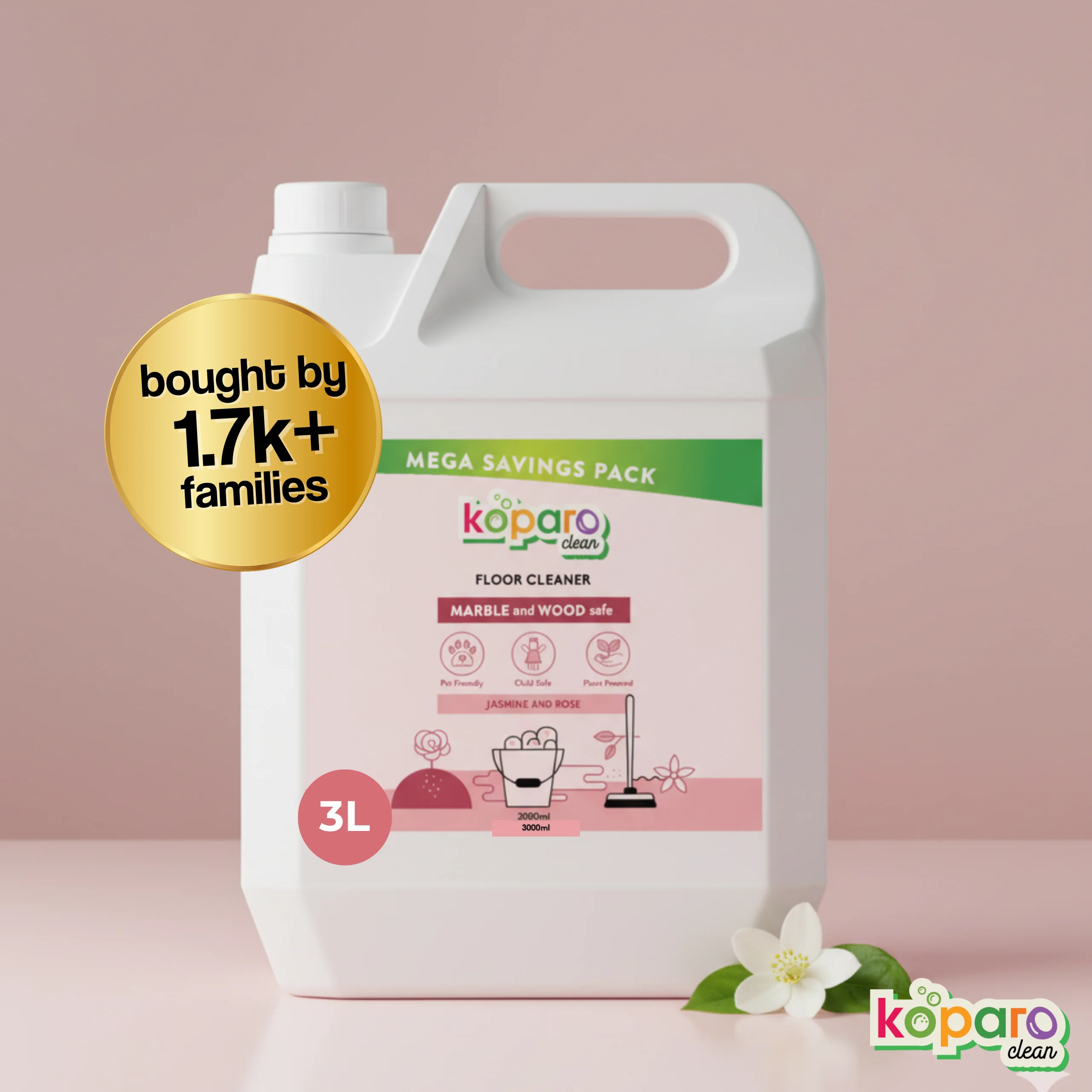 Floor Cleaner – Non-toxic & Pet-Safe - Jasmine - Image 10