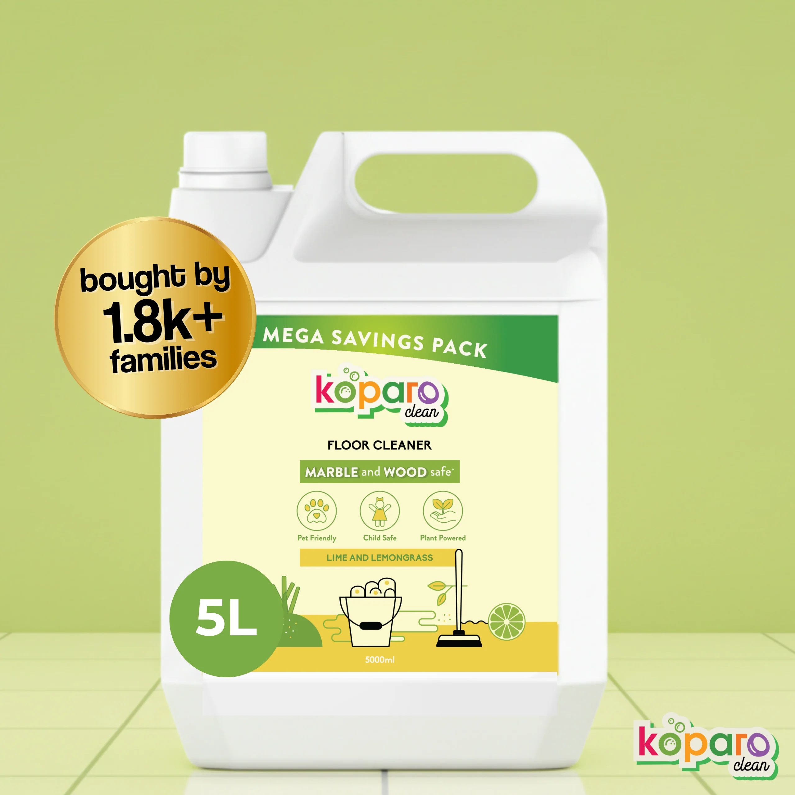 Floor Cleaner – Lime, Non-toxic & Pet-Safe - Image 10