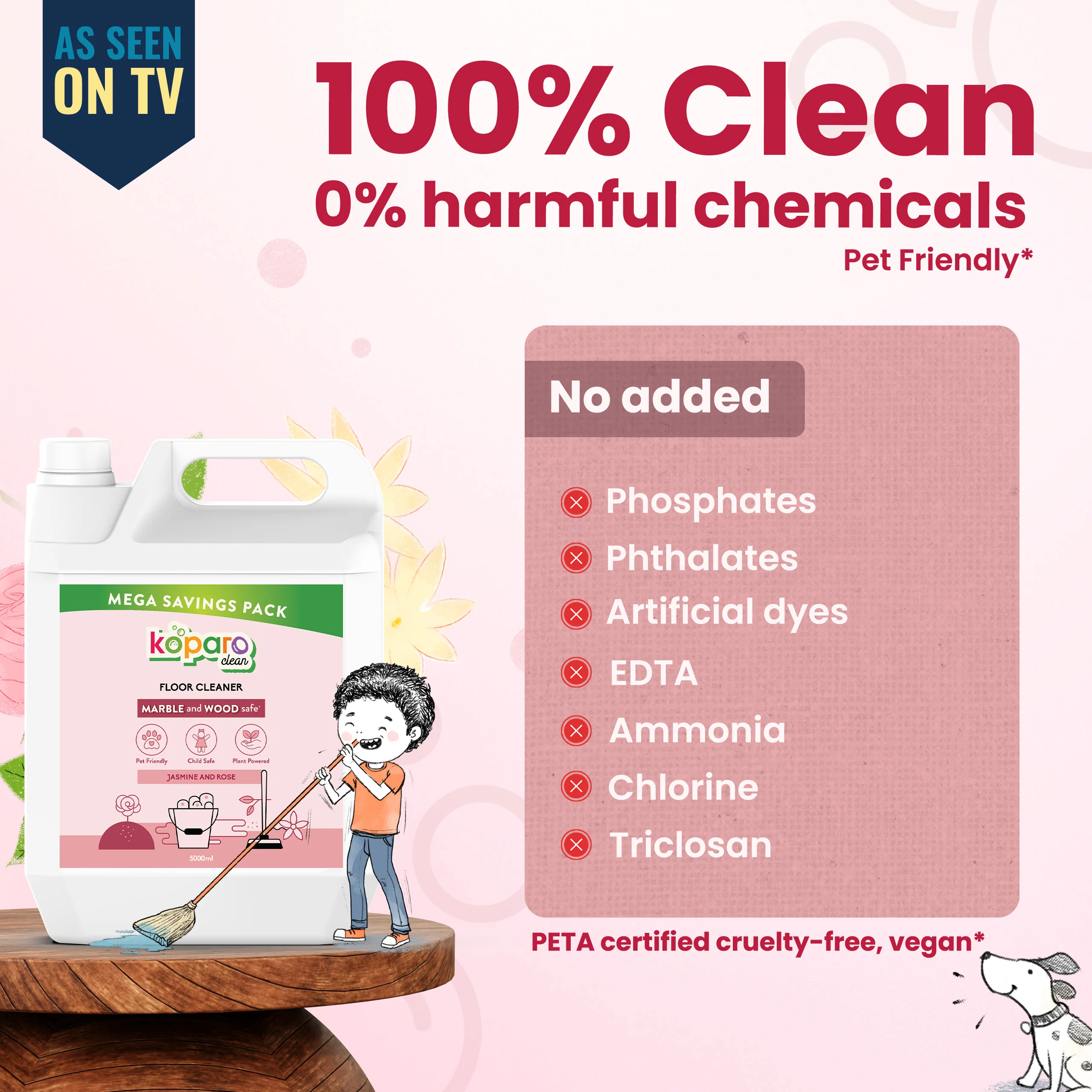 Floor Cleaner - Jasmine - Non-toxic & Pet-Safe - Image 3