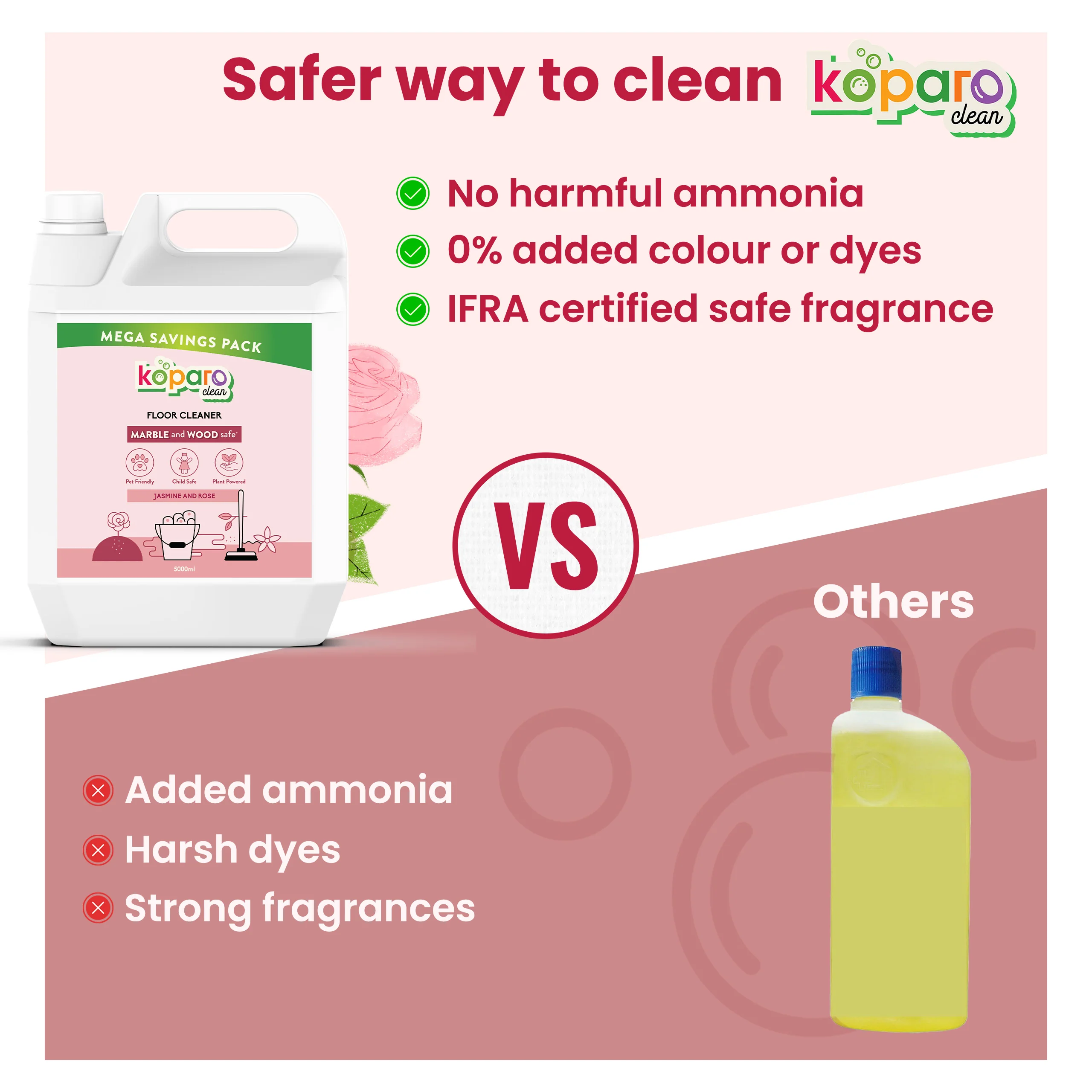 Floor Cleaner - Jasmine - Non-toxic & Pet-Safe - Image 4
