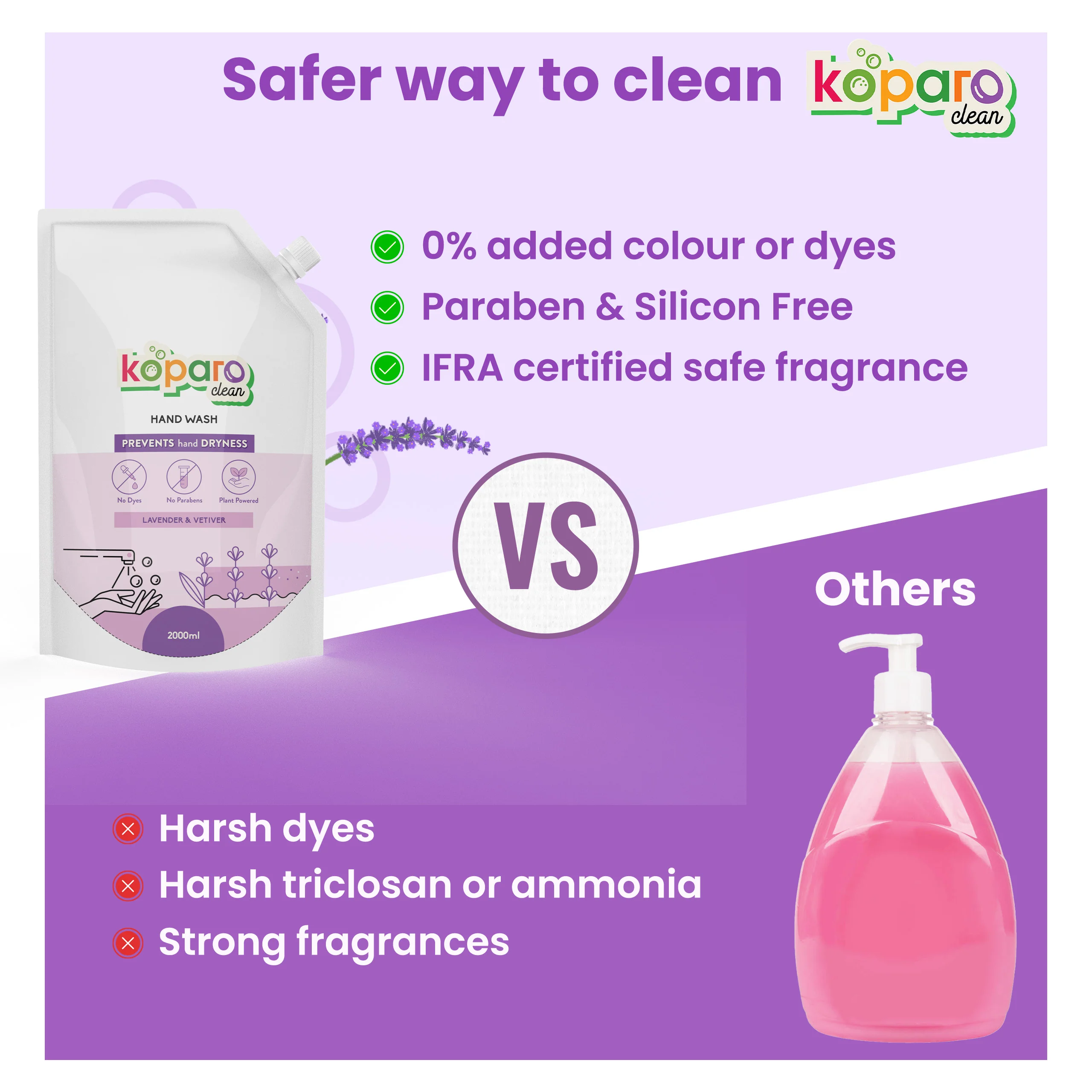 Hand Wash – Natural & Skin-Friendly - Lavender - Image 5