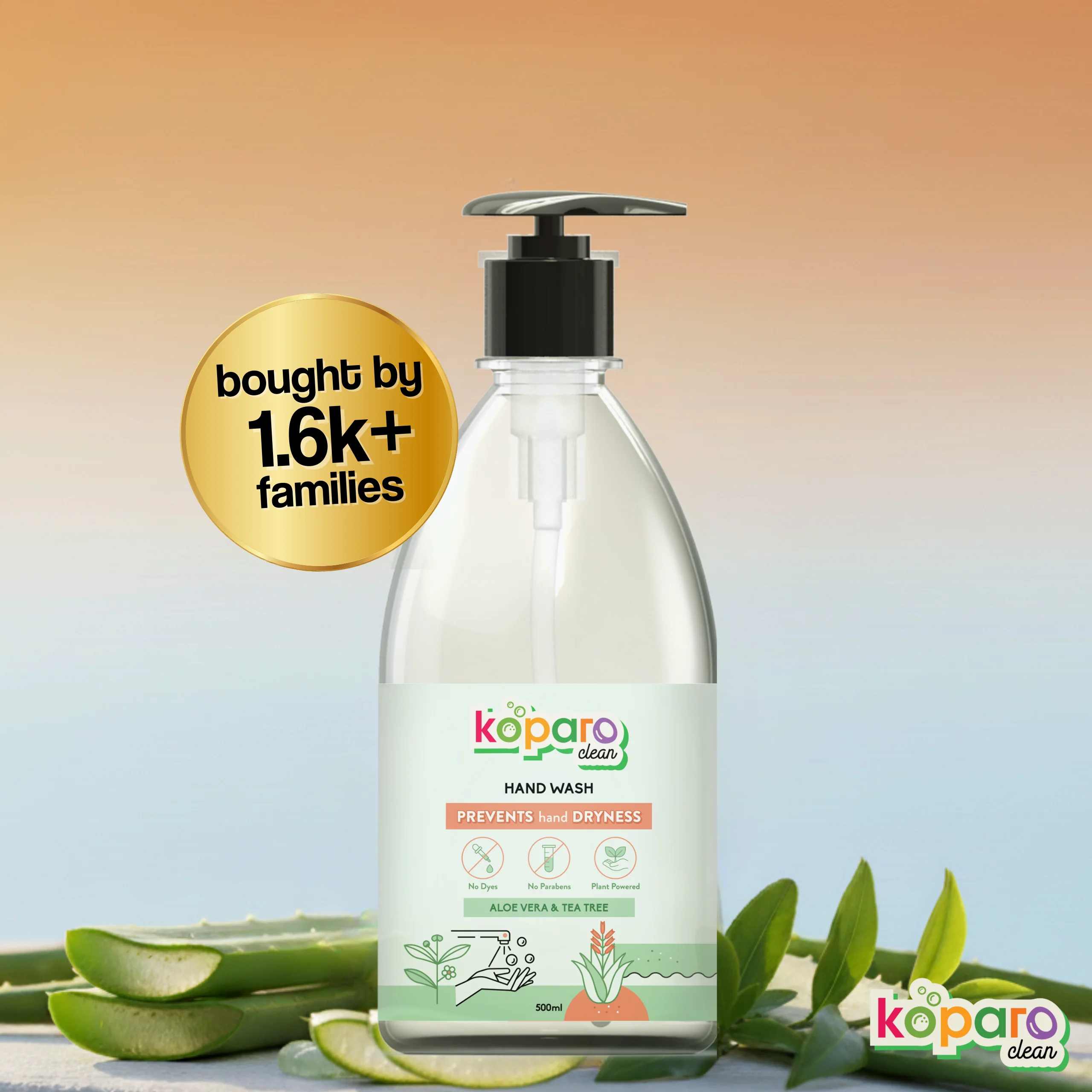 Hand Wash – Natural & Skin-Friendly – Aloe & Green Tea - Image 9