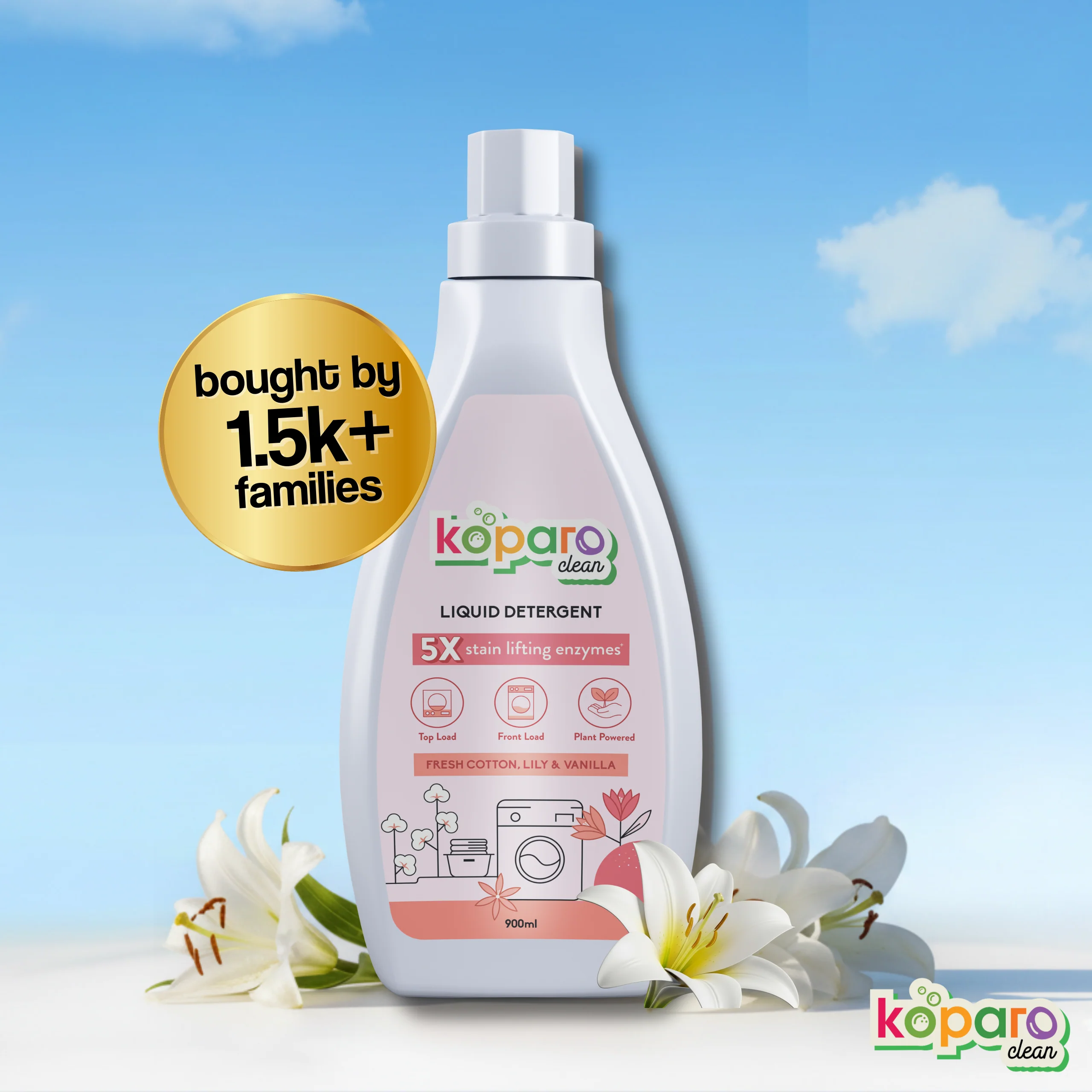 Top Load Liquid Detergent – Fresh Cotton - Image 13