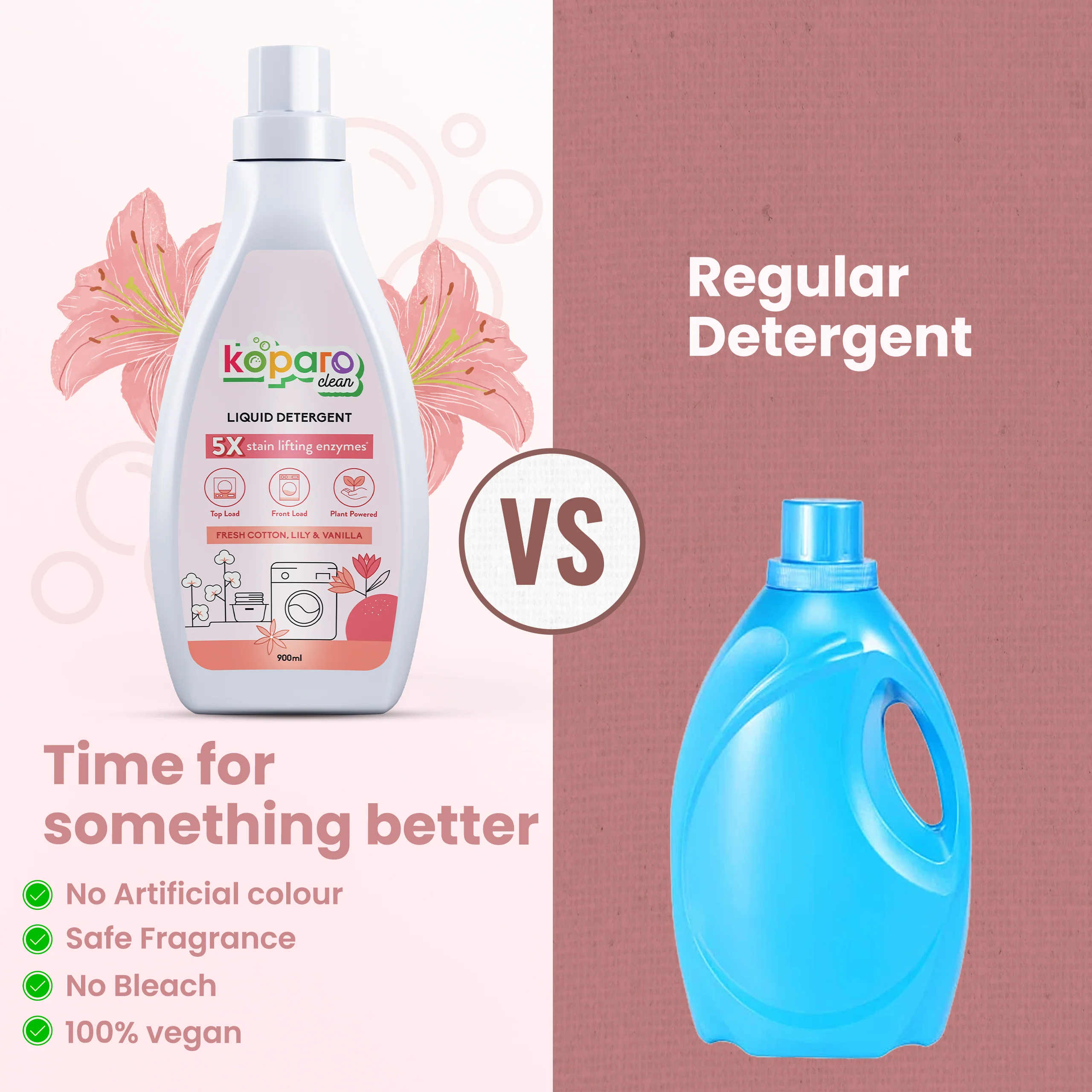 Top Load Liquid Detergent – Fresh Cotton - Image 10