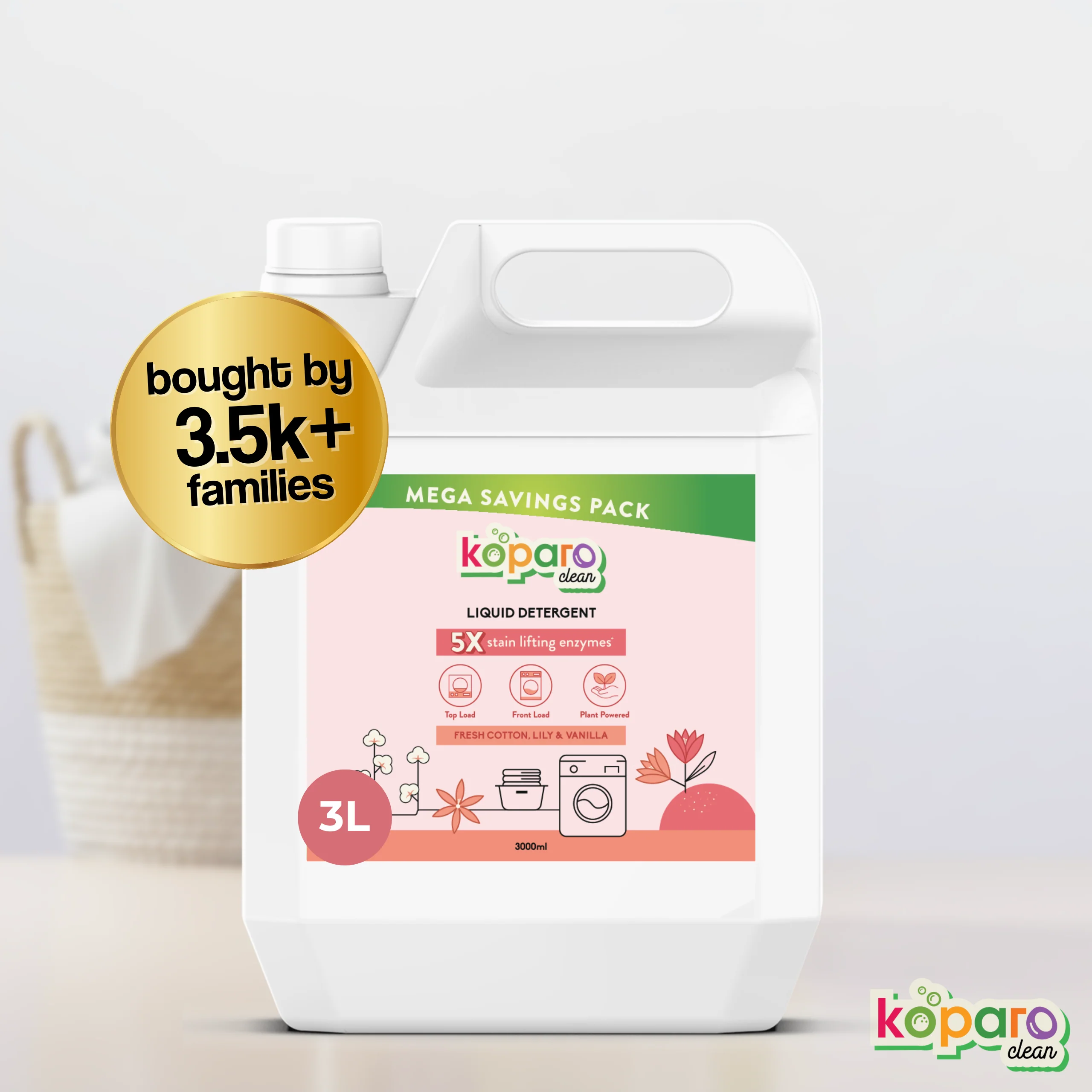 Top Load Liquid Detergent – Fresh Cotton - Image 12