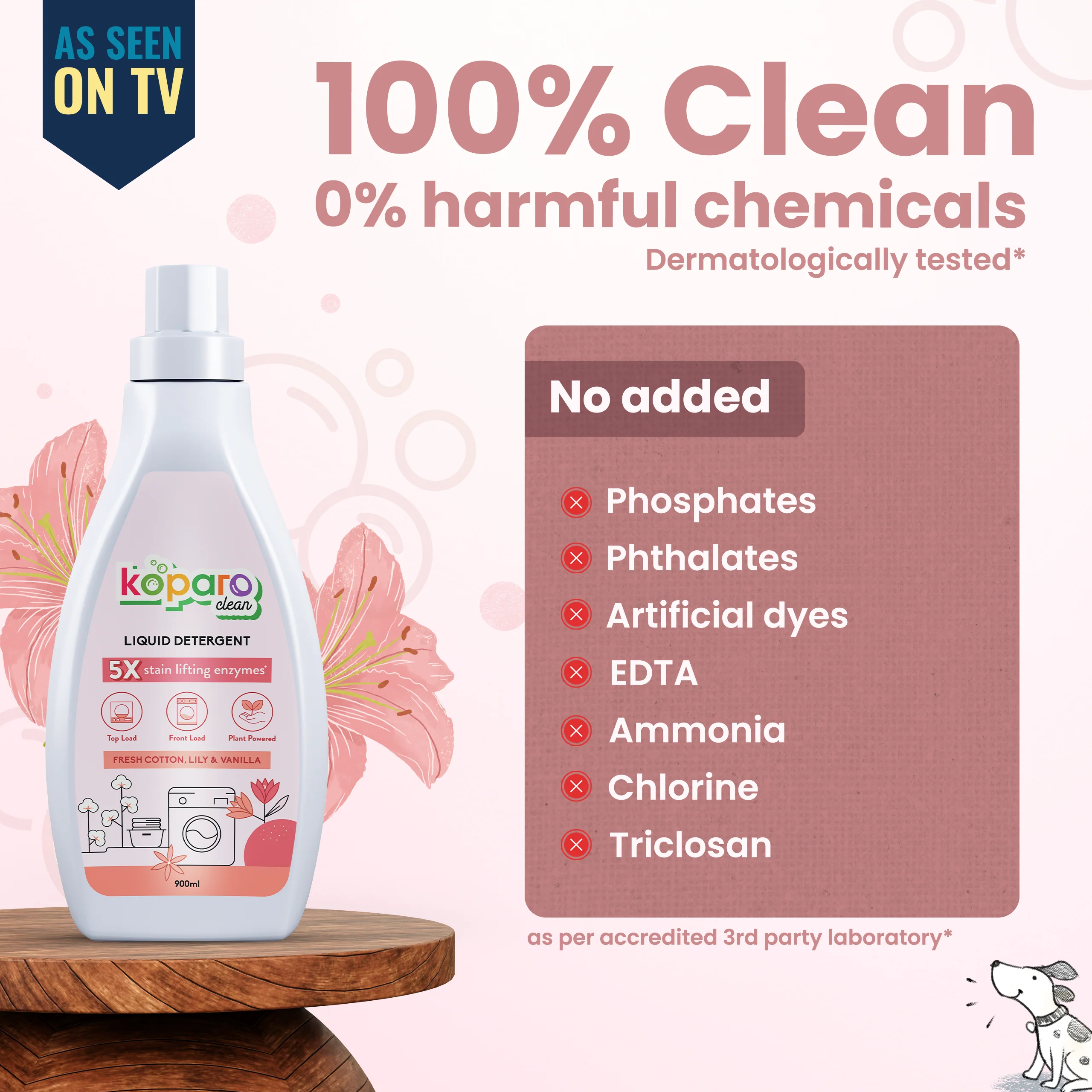 Top Load Liquid Detergent – Fresh Cotton - Image 3