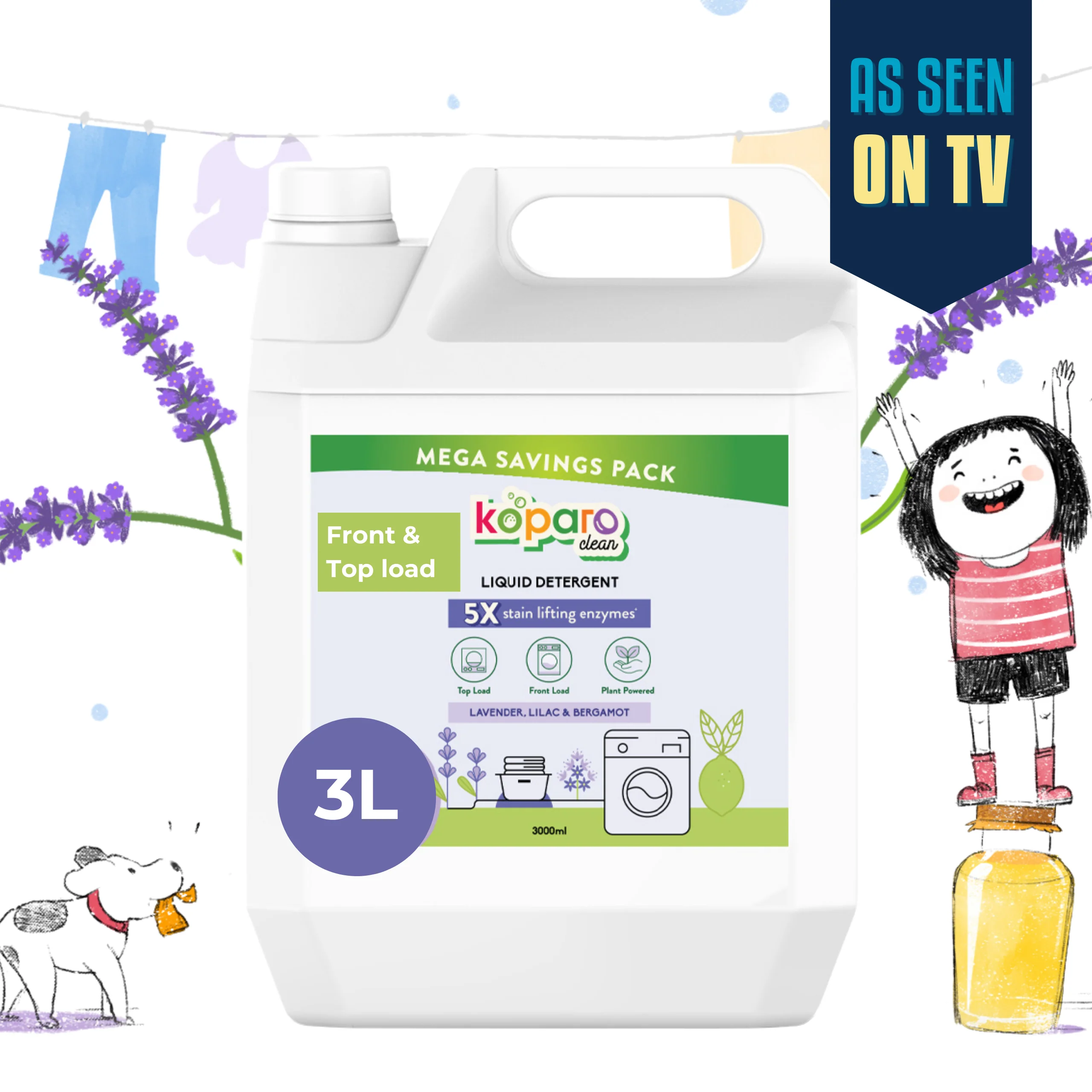 Front Load Liquid Detergent – Lavender - Image 11