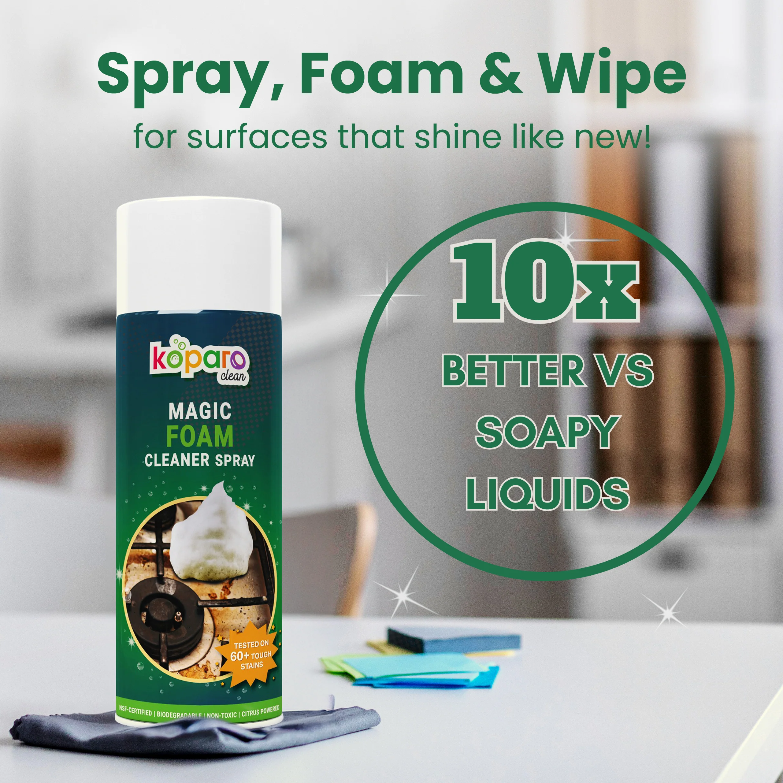 Magic Foam Cleaner Spray - 460ML - Image 6