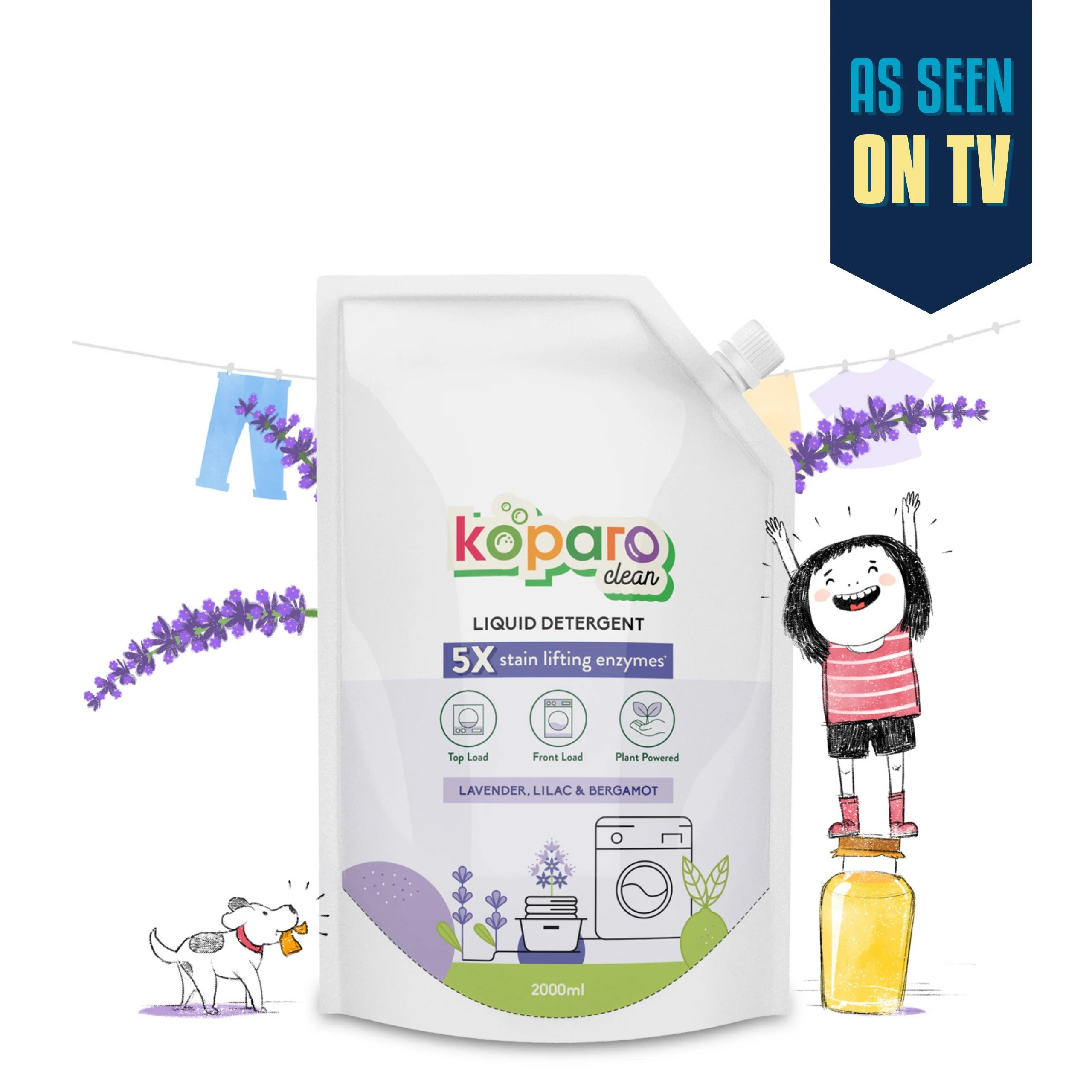 Monthly Kit - 2L Dishwash, 2L Detergent & 1L Floor Cleaner - Image 3