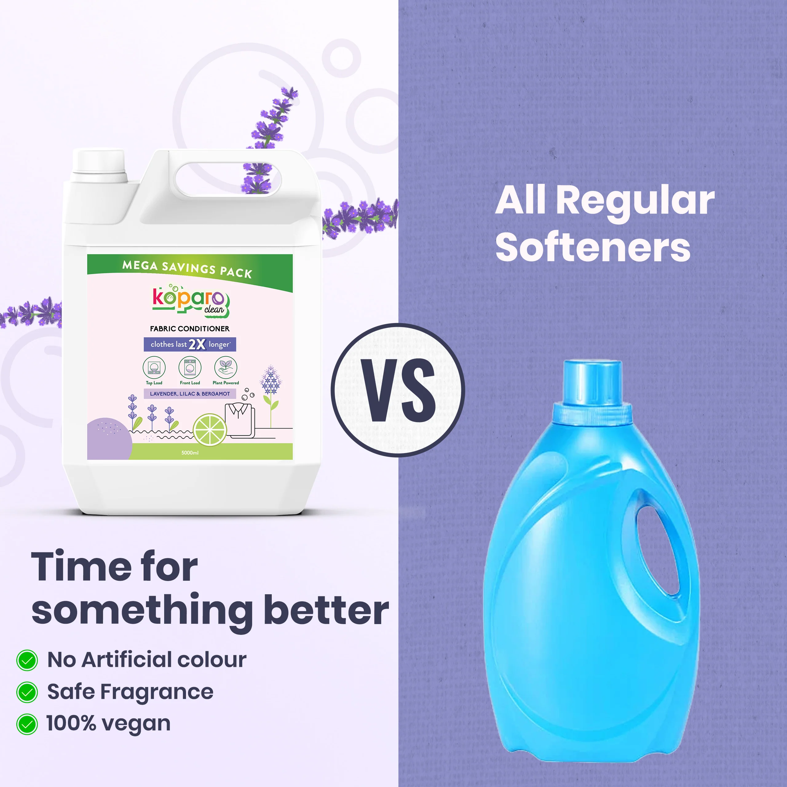 Natural Fabric Conditioner – Lavender - Image 3