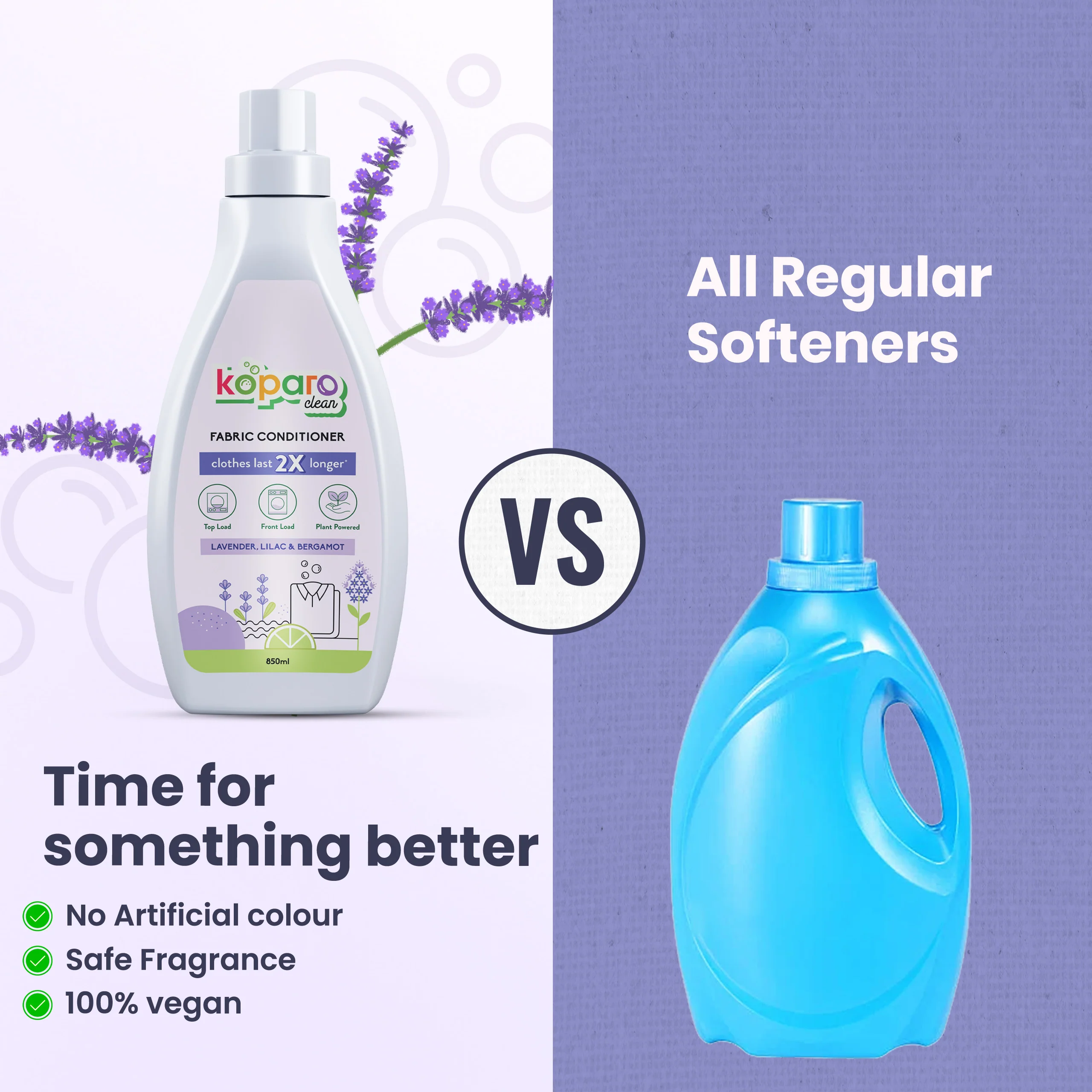 Natural Fabric Conditioner – Lavender - Image 3