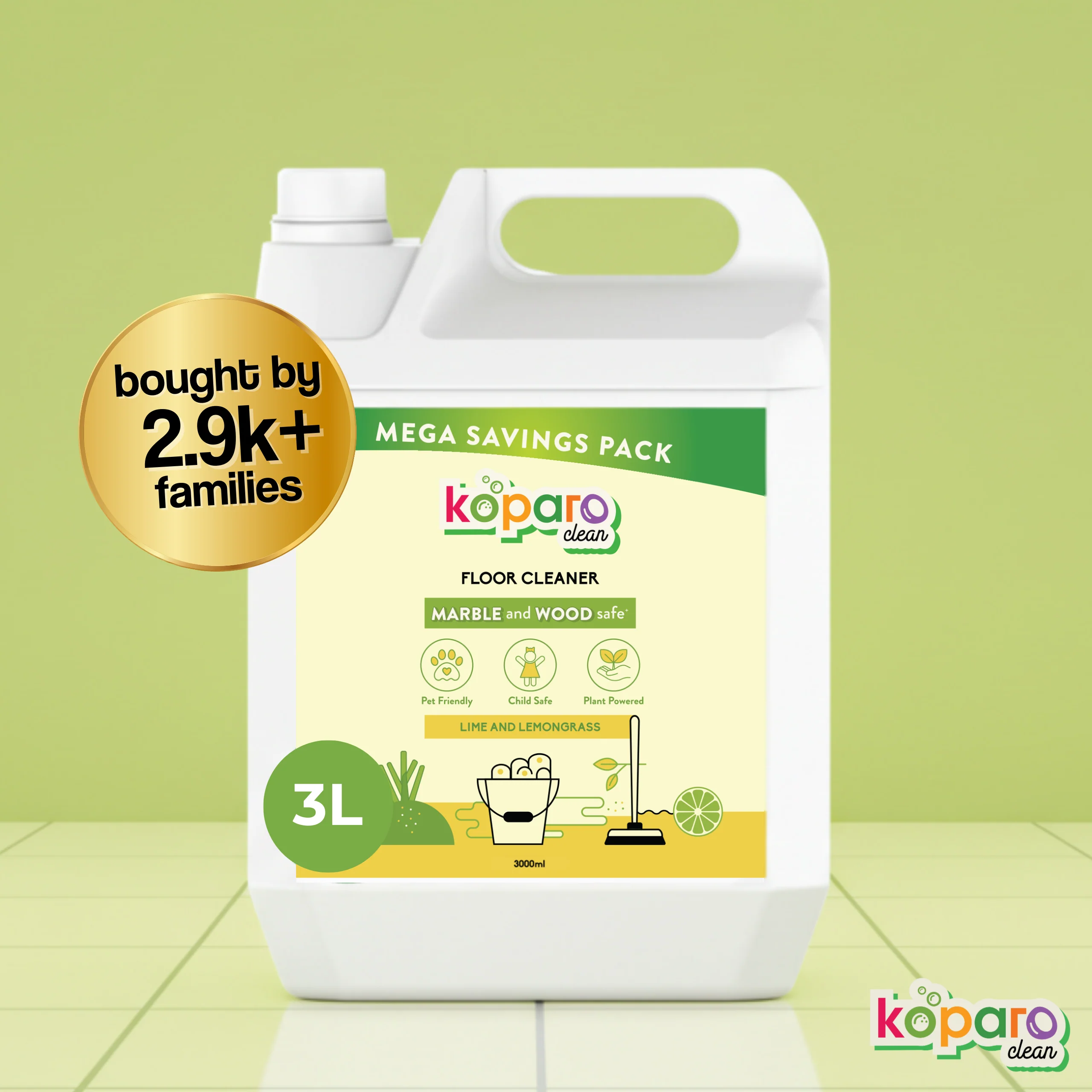 Floor Cleaner – Lime, Non-toxic & Pet-Safe - Image 9
