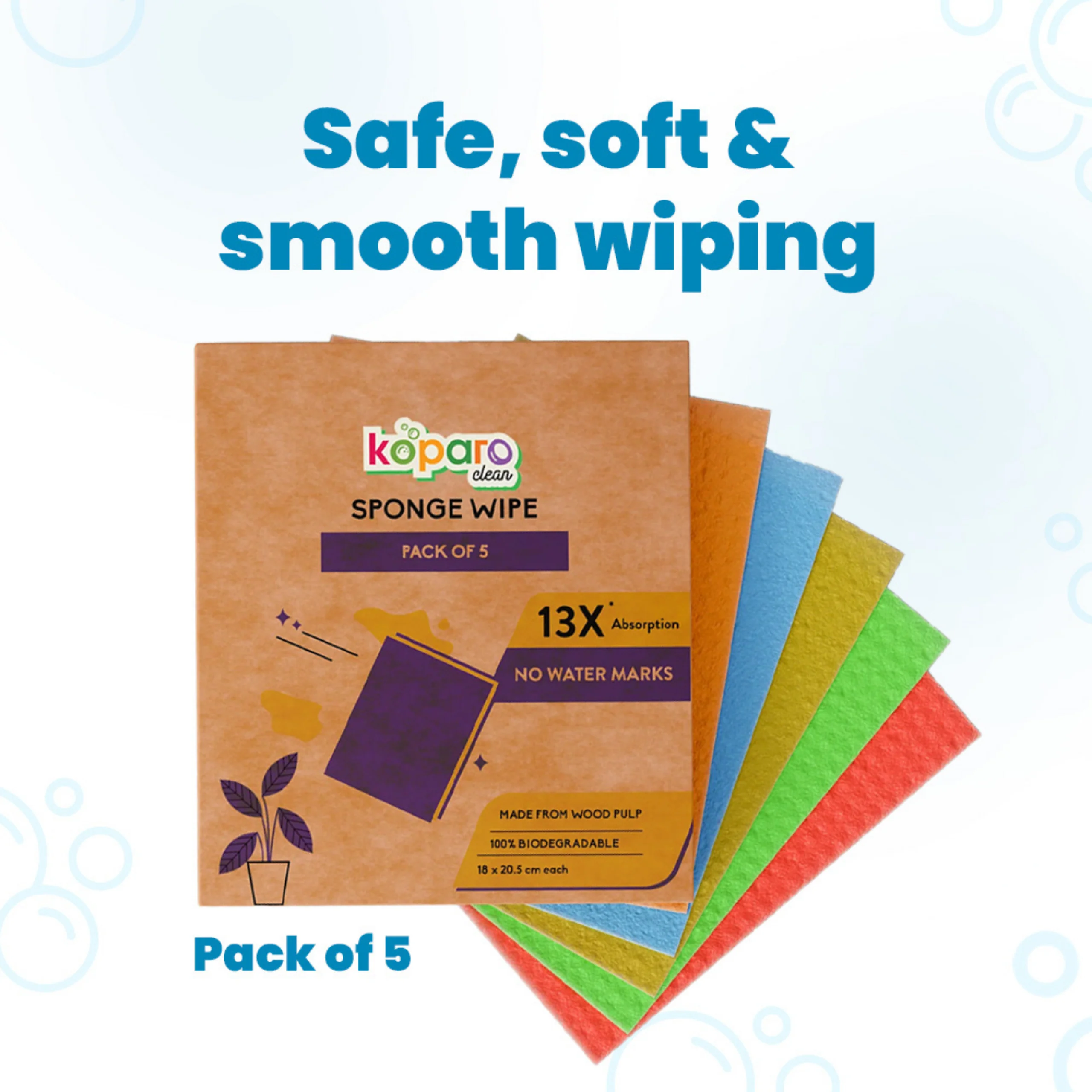 Kitchen Sponge Wipe – Reusable & Eco-Friendly Cleaning Wipes - Image 3