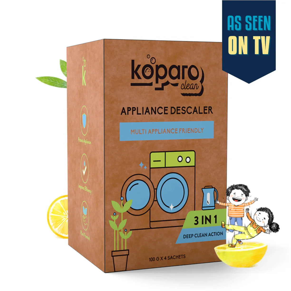 Superhero Cleaning Kit – Degreaser - 400ml, Tap & Shower Cleaner - 300ml, Wood Surface Cleaner - 300ml, Descaler - 4 Sachets - Image 11