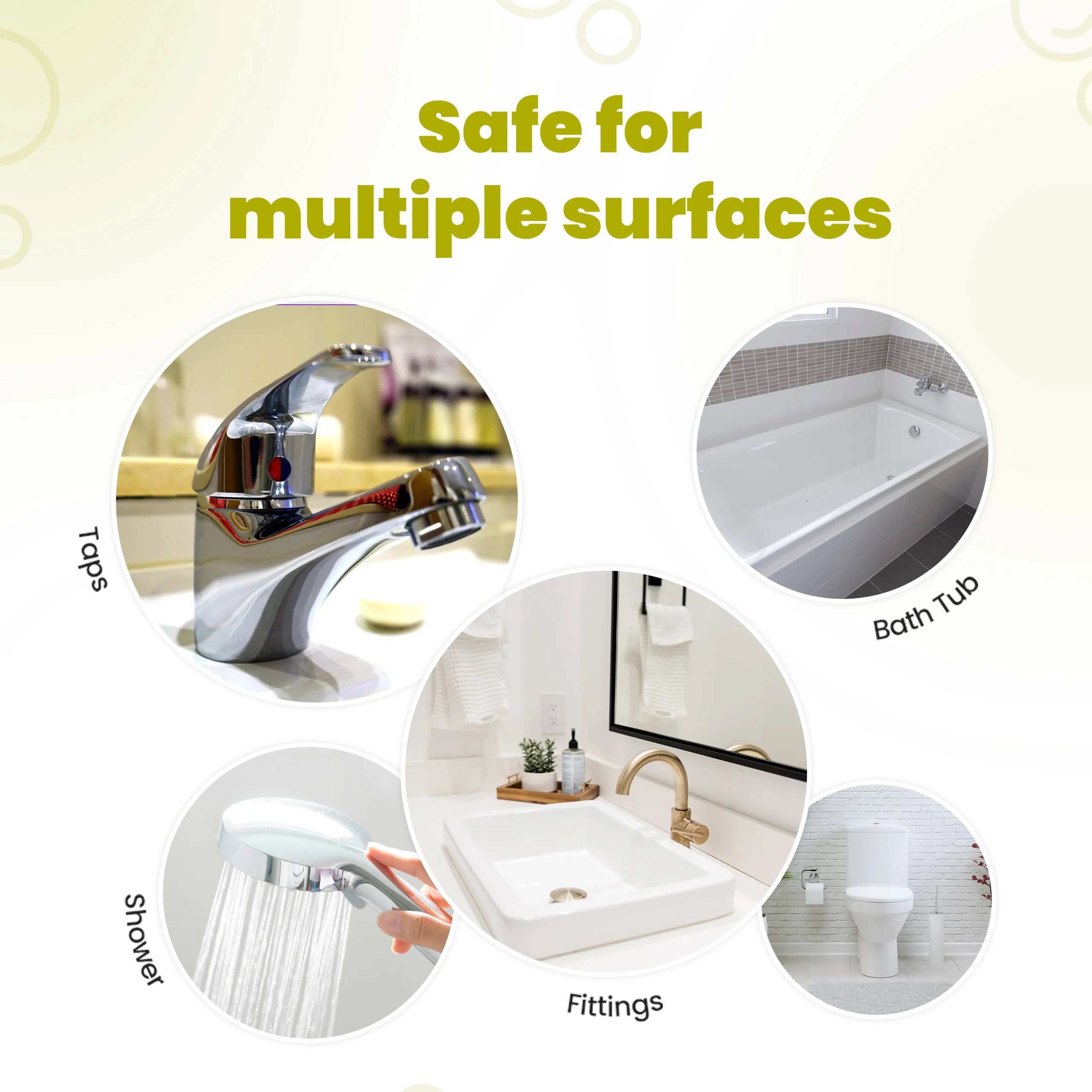 Tap & Shower Cleaner – Limescale & Stain Remover (only for stainless steel) - Image 3